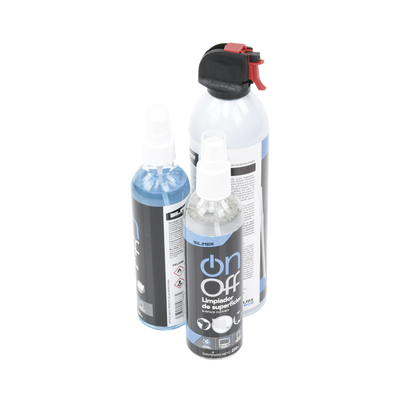 Kit de Limpieza, incluye 4 productos especializados en limpieza de pantallas y superficies, equipo de cómputo y electrónicos