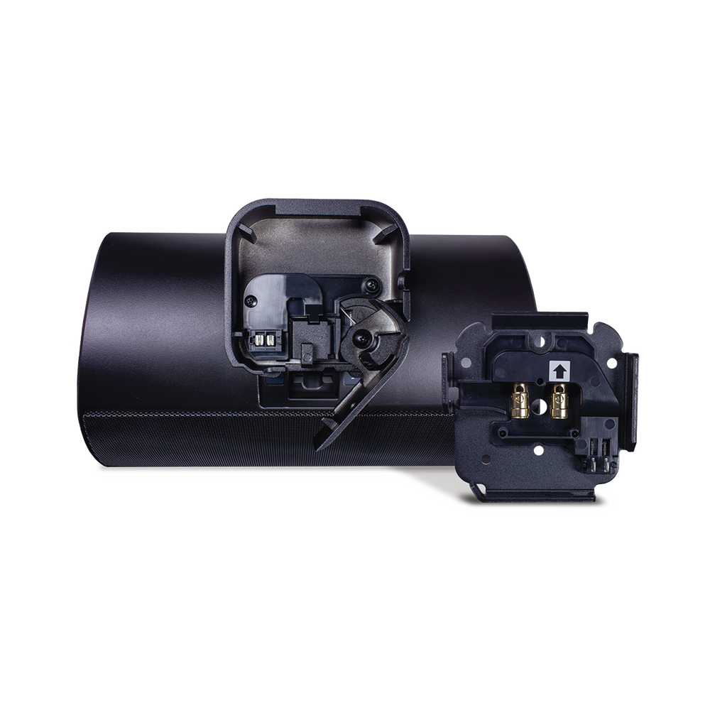 Altavoz Exterior | 2 Vías | Controlador de 6,5" |  Tweeter de 1" |  Radiador que Mejora los Graves | Tecnología de Montaje de Bloqueo Rápido | 120 W | 8&Omega; | Negro