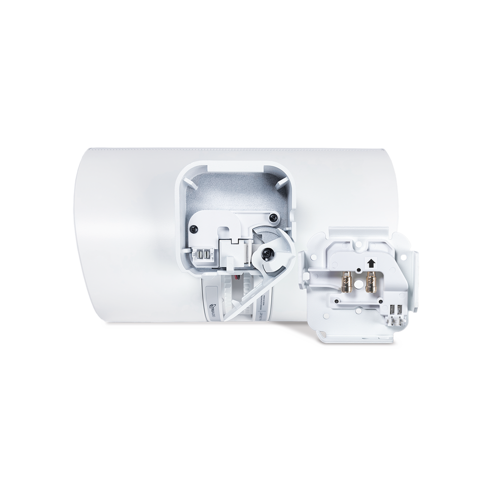 Altavoz Exterior | 2 Vías | Controlador de 6,5" |  Tweeter de 1" |  Radiador que Mejora los Graves | Tecnología de Montaje de Bloqueo Rápido | 120 W | 8&Omega; | Blanco