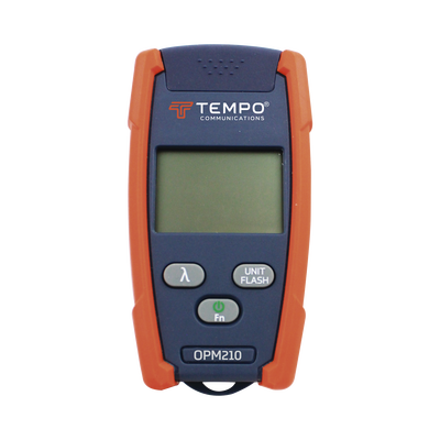 Medidor de Potencia (Micro OPM) para Fibra Óptica con Localizador Visual de Fallos (VFL), entrada universal de 2.5 mm (para conectores SC, ST y FC)