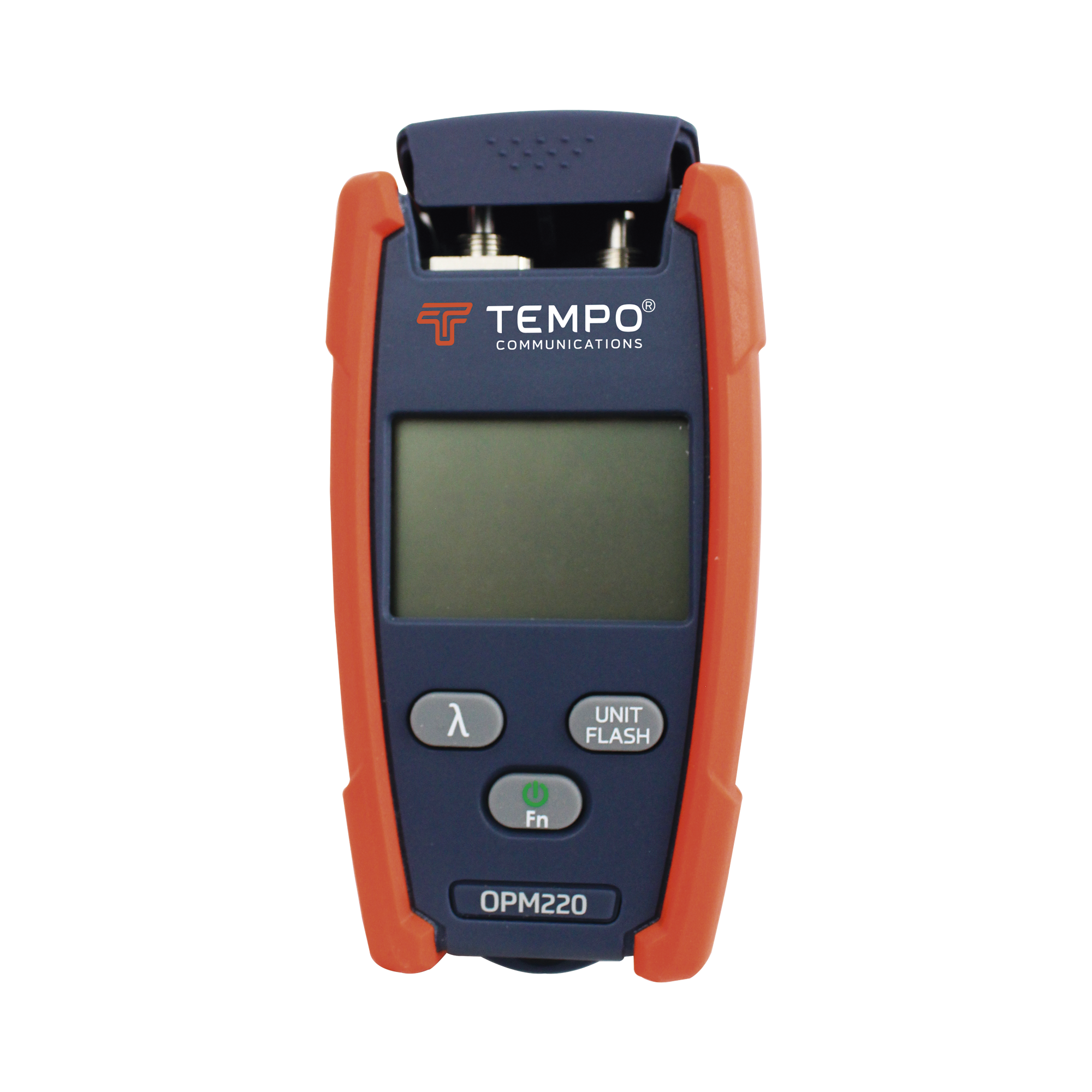 Medidor de Alta Potencia (Micro OPM) para Fibra Óptica con Localizador Visual de Fallos (VFL), Entrada Universal de 2.5 mm (para Conectores SC, ST y FC), Rango de Medición: -50 a +26 dBm