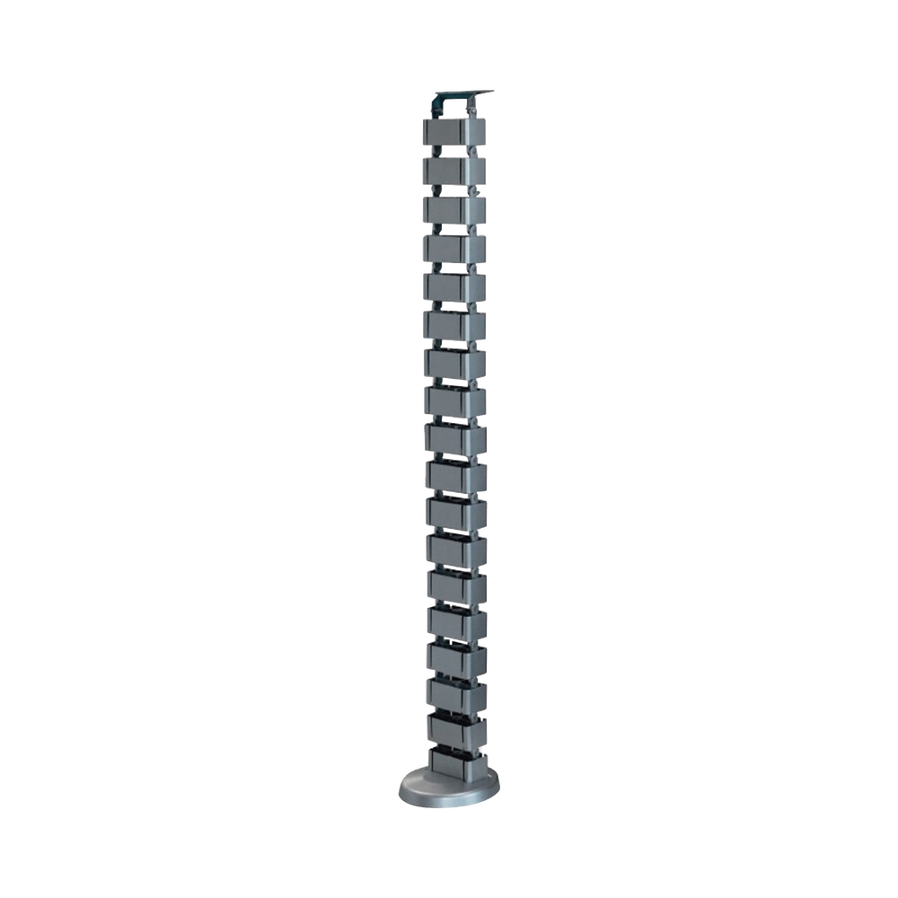 Organizador de Cables Vertical Articulado, Ideal para Llevar los Cables del Piso a Mesa o a la Cubierta del Escritorio de Manera Segura