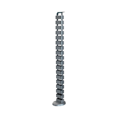 Organizador de cables vertical articulado, ideal para llevar los cables del piso a mesa o a la cubierta del escritorio de manera segura