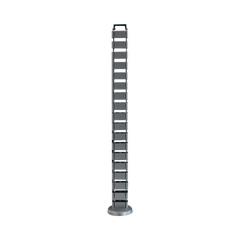 Organizador de Cables Vertical Articulado, Ideal para Llevar los Cables del Piso a Mesa o a la Cubierta del Escritorio de Manera Segura