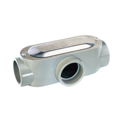Caja Condulet tipo T de 3/4" (19.05 mm)/ Incluye tapa y tornillos.
