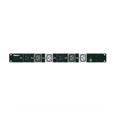 PDU Básico para Distribución de Energía, Plug de Entrada Trifásico CS8365C, Con 6 Contactos C19, Instalación Horizontal de 19in, 1UR, 50 Amp, 208 Vca