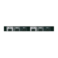 PDU Básico para Distribución de Energía, Plug de Entrada Trifásico CS8365C, Con 6 Contactos C19, Instalación Horizontal de 19in, 1UR, 50 Amp, 208 Vca