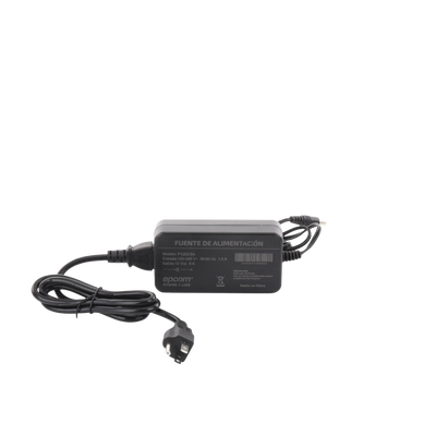 Adaptador de Pared con Cables de Extensión para Mayor Alcance 12 Vcc / 5 Amperes / Profesional / 0.5 metros a la toma de alimentación / 0.5 metros a la conexión del dispositivo