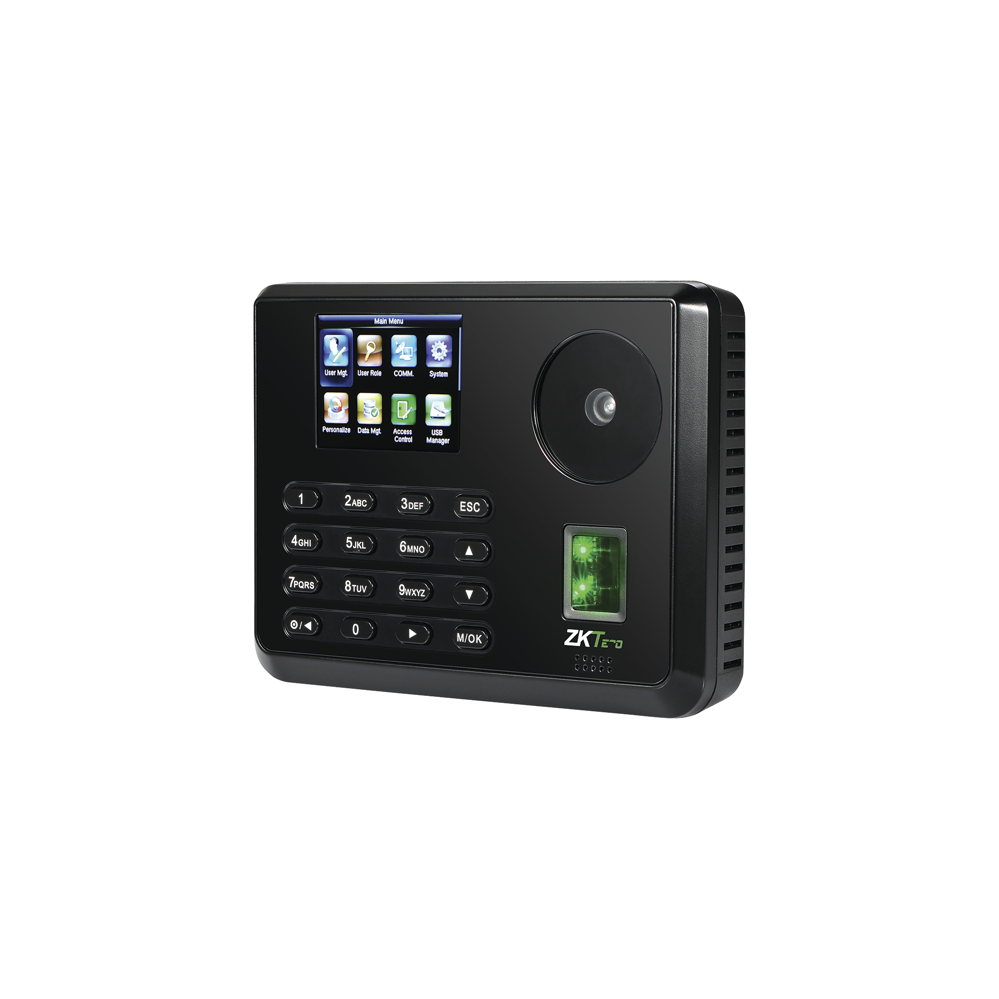 Terminal Biométrica de Palma y Huella / 600 Palmas 3,000 Huellas / Pantalla 2.8" / TCP/IP USB / 100,000 Eventos