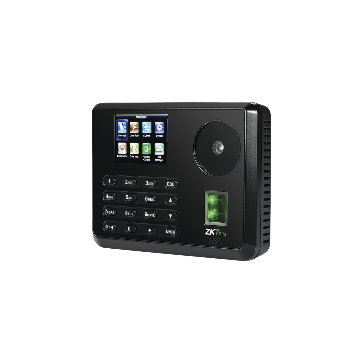 Terminal Biométrica de Palma y Huella / 600 Palmas 3,000 Huellas / Pantalla 2.8" / TCP/IP USB / 100,000 Eventos