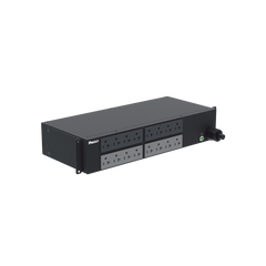 PDU Básico para Distribución de Energía, Enchufe de Entrada NEMA L5-30P, Con 16 Contactos NEMA 5-20R, Instalación Horizontal de 19in, 2 UR, 30 Amp, 120 Vca