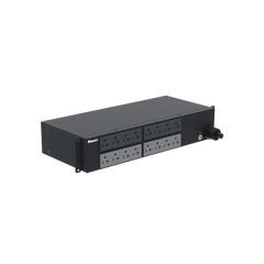 PDU Básico para Distribución de Energía, Enchufe de Entrada NEMA L5-30P, Con 16 Contactos NEMA 5-20R, Instalación Horizontal de 19in, 2 UR, 30 Amp, 120 Vca