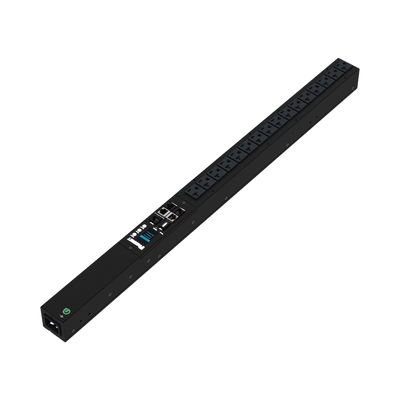 PDU G6 Monitoreable (MI) para Distribución de Energía, Enchufe de Entrada NEMA 5-15P, Con 16 Salidas NEMA 5-20R, de Instalación Vertical, 120 Vca, 15 Amp