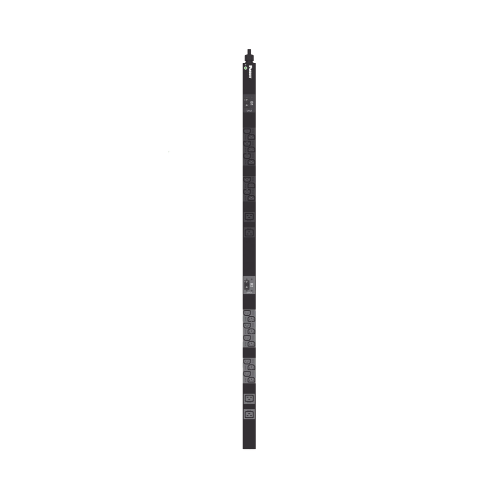 PDU Básico para Distribución de Energía, Enchufe de Entrada NEMA L6-30P, Con 20 Salidas C13 y 4 C19, de Instalación Vertical, 208 Vca, 30 Amp