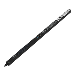PDU Monitoreable (MI) para Distribución de Energía, Enchufe de Entrada NEMA L21-30P, Con 18 Salidas C13 y 6 C19, de Instalación Vertical, 208 Vca, 30 Amp