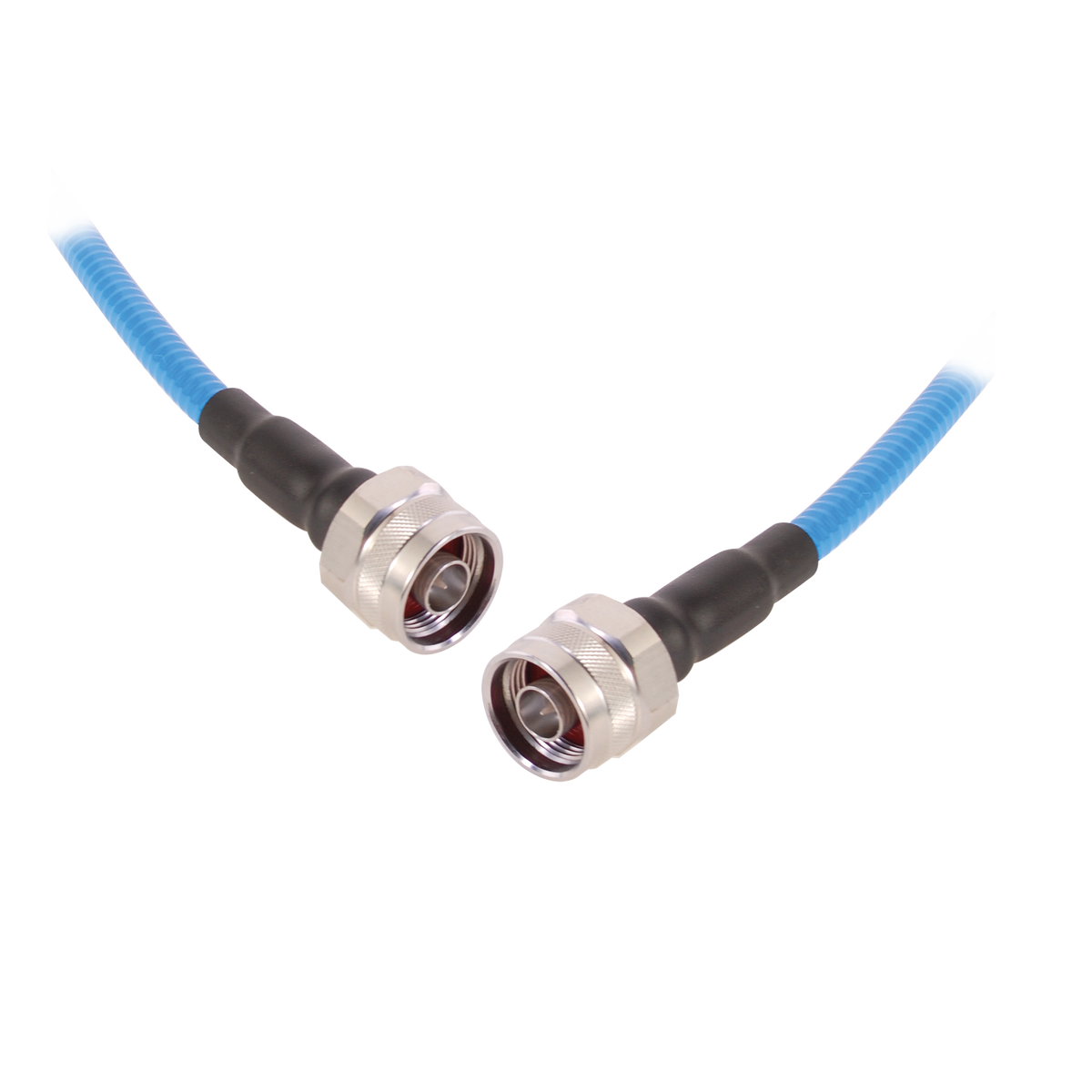 Cable Flex SSP-250-LLPL (1/4 Diam.) de 1 Metro (3.28 Pies), Bajo PIM (?-155 dBc), Conectores N Macho a N Macho, 0-6 GHz.