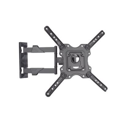 Montaje de Pared Articulado para Monitor de 32-55" / Soporta hasta 27.2 Kg / Vesa 400 x 400 / 100 x 100 / Acero / Separación a Pared de 5 cm a 40 cm