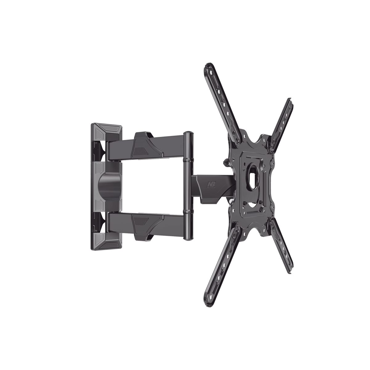 Montaje de Pared Articulado para Monitor de 32-55" / Soporta hasta 27.2 Kg / Vesa 400 x 400 / 100 x 100 / Acero / Separación a Pared de 5 cm a 40 cm