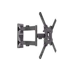 Montaje de Pared Articulado para Monitor de 32-55" / Soporta hasta 27.2 Kg / Vesa 400 x 400 / 100 x 100 / Acero / Separación a Pared de 5 cm a 40 cm