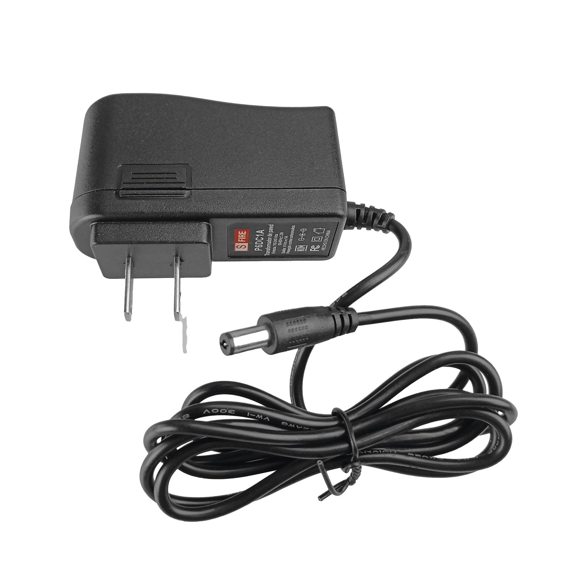 Fuente de Poder de 6 Vcc / 1 A / Voltaje de Entrada de 100-240 Vca / Para Usos Múltiples/  Video Vigilancia, Acceso, Asistencia, Alarmas, Etc.