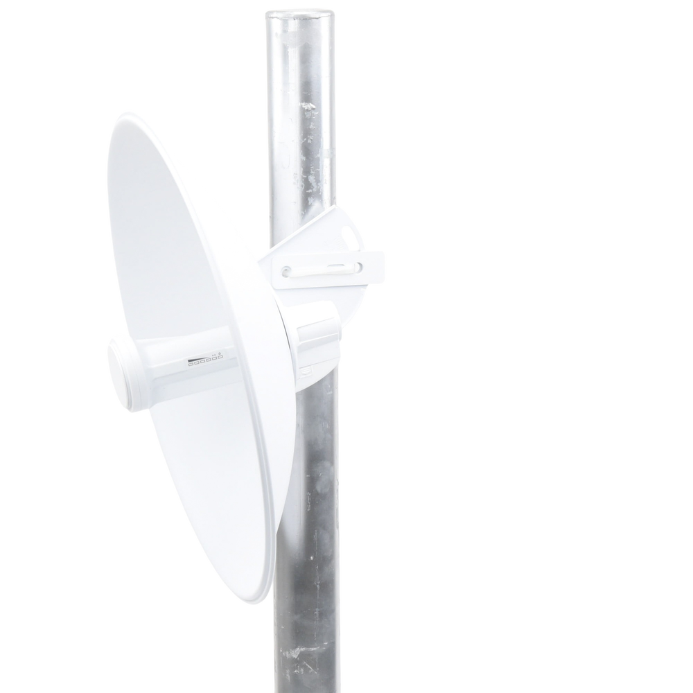 PowerBeam airMAX M5, larga distancia, frecuencia 5 GHz (5170-5875 MHz) con antena tipo plato de 25 dBi