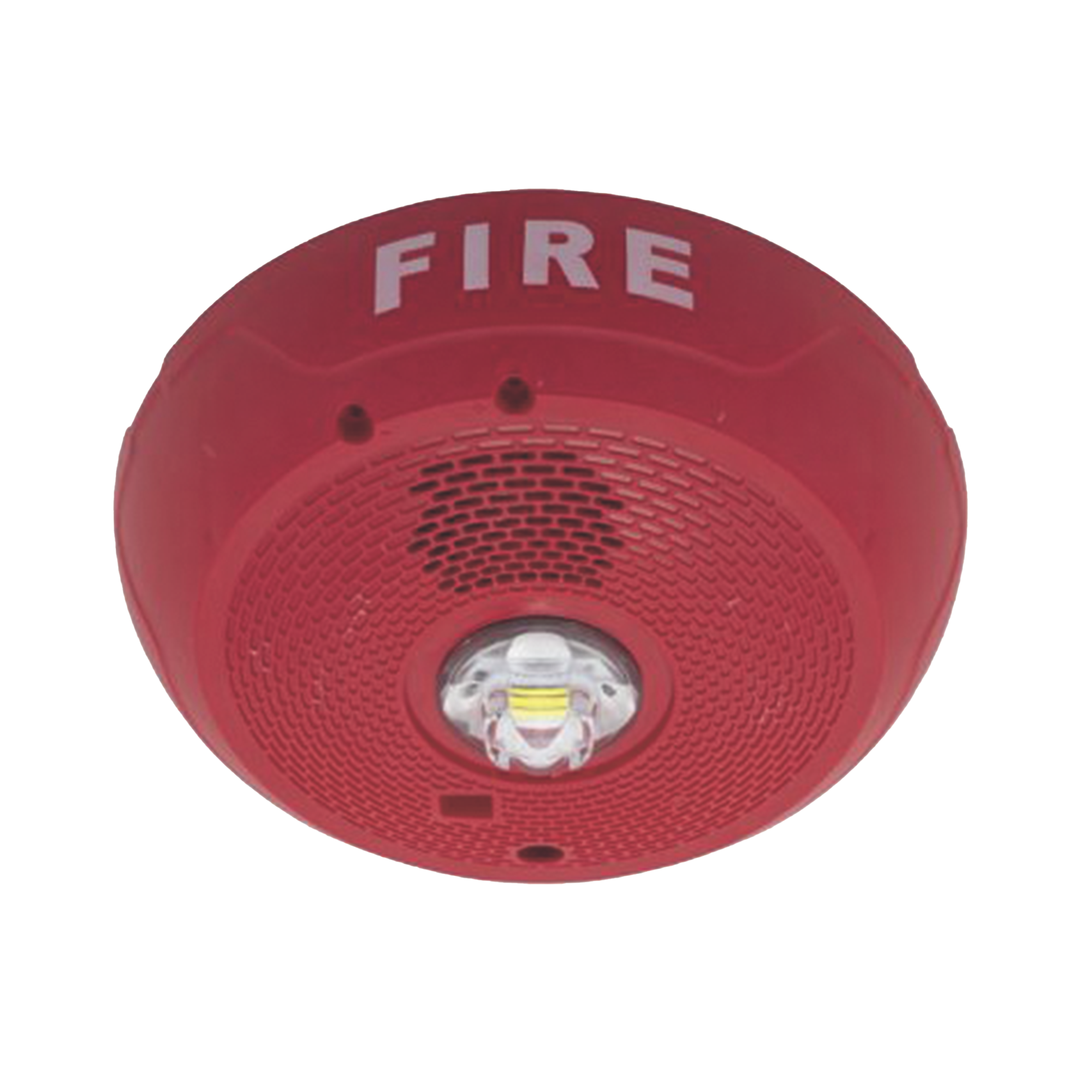 Sirena con Lámpara LED Estroboscópica / Montaje en Techo / Nivel de Candelas Seleccionable / Color Rojo / Nuevo Diseño Moderno y Elegante / Menor Consumo de Corriente