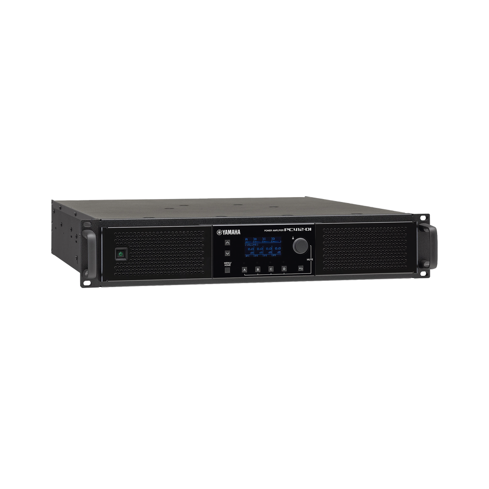 Amplificador de Audio de Alta Potencia |  4 x 1200w @ 8 ohms, 70/100V | DSP Integrado | Interfaz Dante