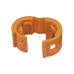 Kit de 25 Clips de Identificación Para Patch Cords, Compatible con Diámetros de 4.7 a 7.8 mm (0.19 a 0.31 Pulgadas), Color Naranja