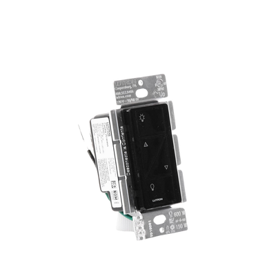 (Caseta Wireless) Atenuador de pared. Aumenta/Disminuye Intensidad de Iluminación. No requiere cable neutro. 150W LED / 600W INC/HAL