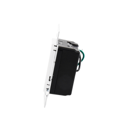 (Caseta Wireless) Atenuador de pared. Aumenta/Disminuye Intensidad de Iluminación.  No requiere cable neutro. 150W LED / 600W INC/HAL