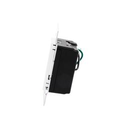 (Caseta Wireless) Atenuador de pared. Aumenta/Disminuye Intensidad de Iluminación.  No requiere cable neutro. 150W LED / 600W INC/HAL
