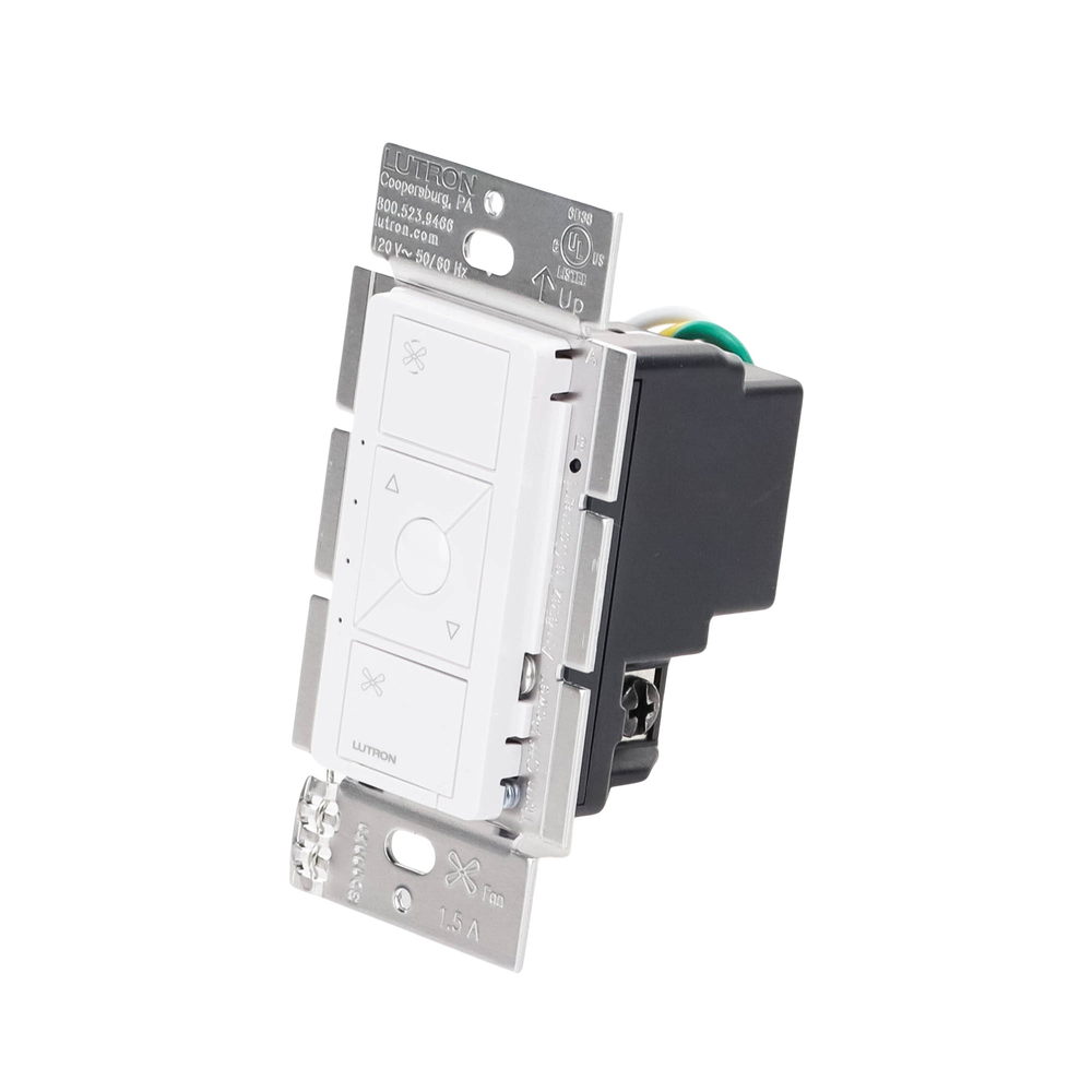 (Caseta Wireless) Control de velocidad inalámbrico para ventilador de techo, un solo polo.