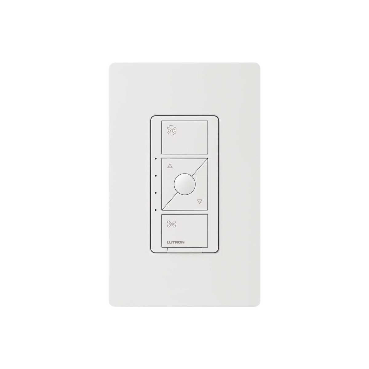 (Caseta Wireless) Control de velocidad inalámbrico para ventilador de techo, un solo polo.