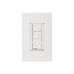 (Caseta Wireless) Control de velocidad inalámbrico para ventilador de techo, un solo polo.