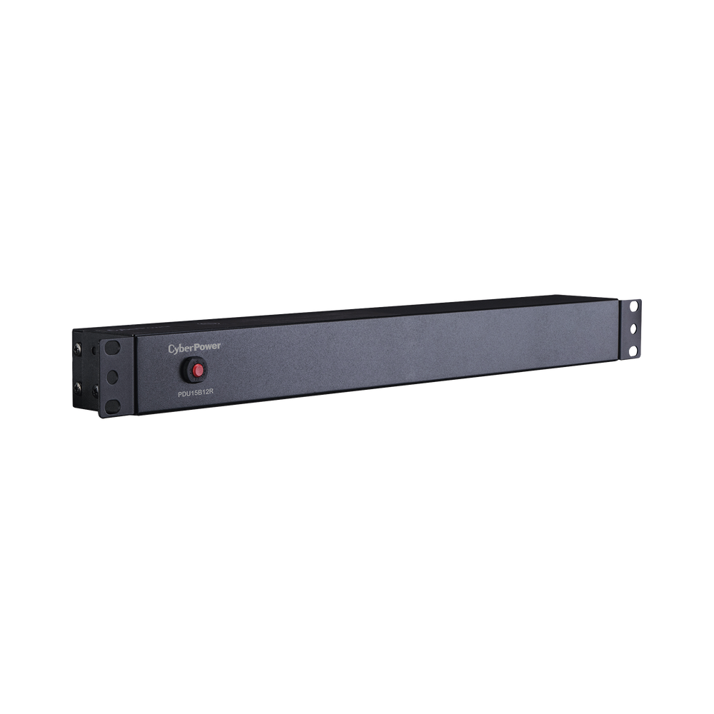 PDU Básico Para Distribución de Energía, Con 12 Tomas NEMA 5-15R Traseras, 1UR, 15 Amp, 120 Vca