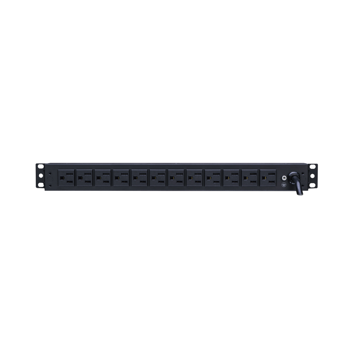 PDU Básico Para Distribución de Energía, Con 12 Tomas NEMA 5-15R Traseras, 1UR, 15 Amp, 120 Vca