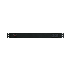 PDU Básico Para Distribución de Energía, Con 8 Tomas NEMA 5-15R Traseras y 2 Tomas 5-15R Frontales, 1UR, 15 Amp, 120 Vca