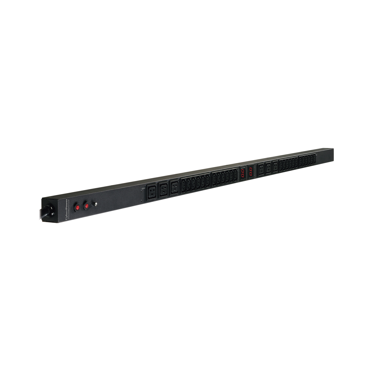 PDU Medible, Para Distribución de Energía, Entrada 200-230 NEMA L6-30P, Con 24 Tomas C13 Y 6 Tomas C19, de Instalación Vertical