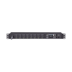 PDU Switchable por Toma, Para Distribución de Energía, Entrada 120 Vca NEMA 5-15P, Con 8 Salidas NEMA 5-15R, Horizontal 19in, 1UR