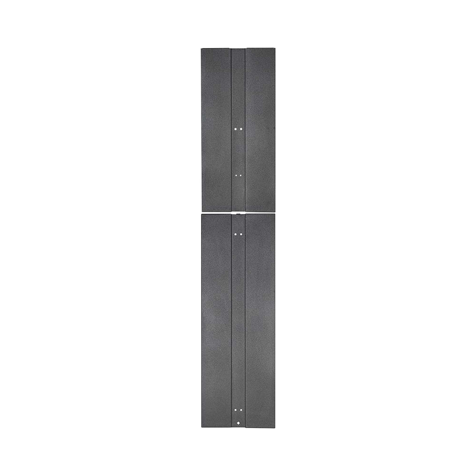 Tapa Final de Fila, Para Organizador Vertical PE2V PatchRunner™ 2, de 45 UR, Color Negro