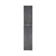 Tapa Final de Fila, Para Organizador Vertical PE2V PatchRunner™ 2, de 45 UR, Color Negro