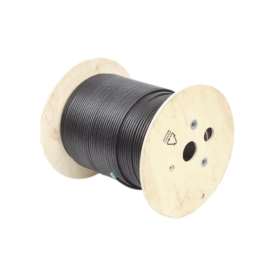 Bobina de Cable Planta Externa con Gel, de 4 pares, Cat6A, Blindado F/UTP, Color Negro, 305m