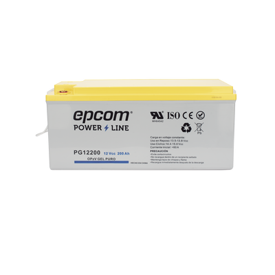 Batería de GEL PURO OPzV / 12 V @ 200 Ah / Ciclo profundo / Uso en Aplicaciones Fotovoltaicas y de Respald
