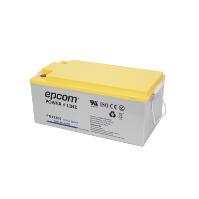Batería de GEL PURO OPzV / 12 V @ 200 Ah / Ciclo profundo / Uso en Aplicaciones Fotovoltaicas y de Respald