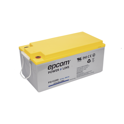 Batería de GEL PURO OPzV / 12 V @ 200 Ah / Ciclo profundo / Uso en Aplicaciones Fotovoltaicas y de Respald