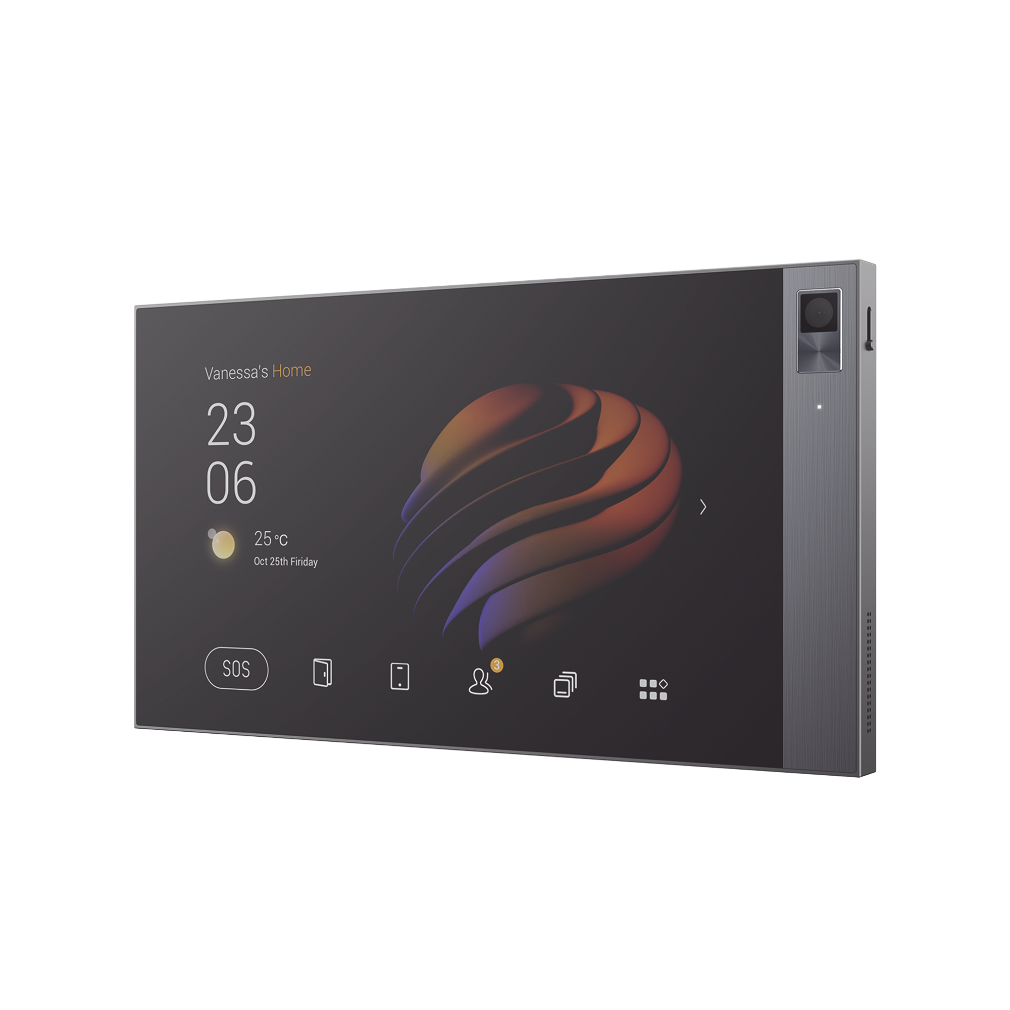 Pantalla táctil Hub controlador integrable con sistemas de automatización compatible con múltiples marcas. Conexión Wifi y Ethernet