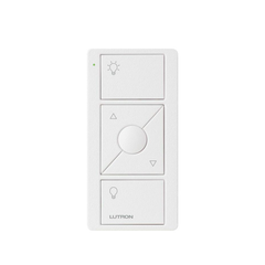 Control remoto PICO 3 botones encender/apagar, subir/bajar intensidad, color blanco, complemente con un atenuador Caseta, RA2, RadioRa2.