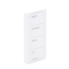 Control inalambrico PICO, 4 botones para con escenas ya predefinidas y grabado.