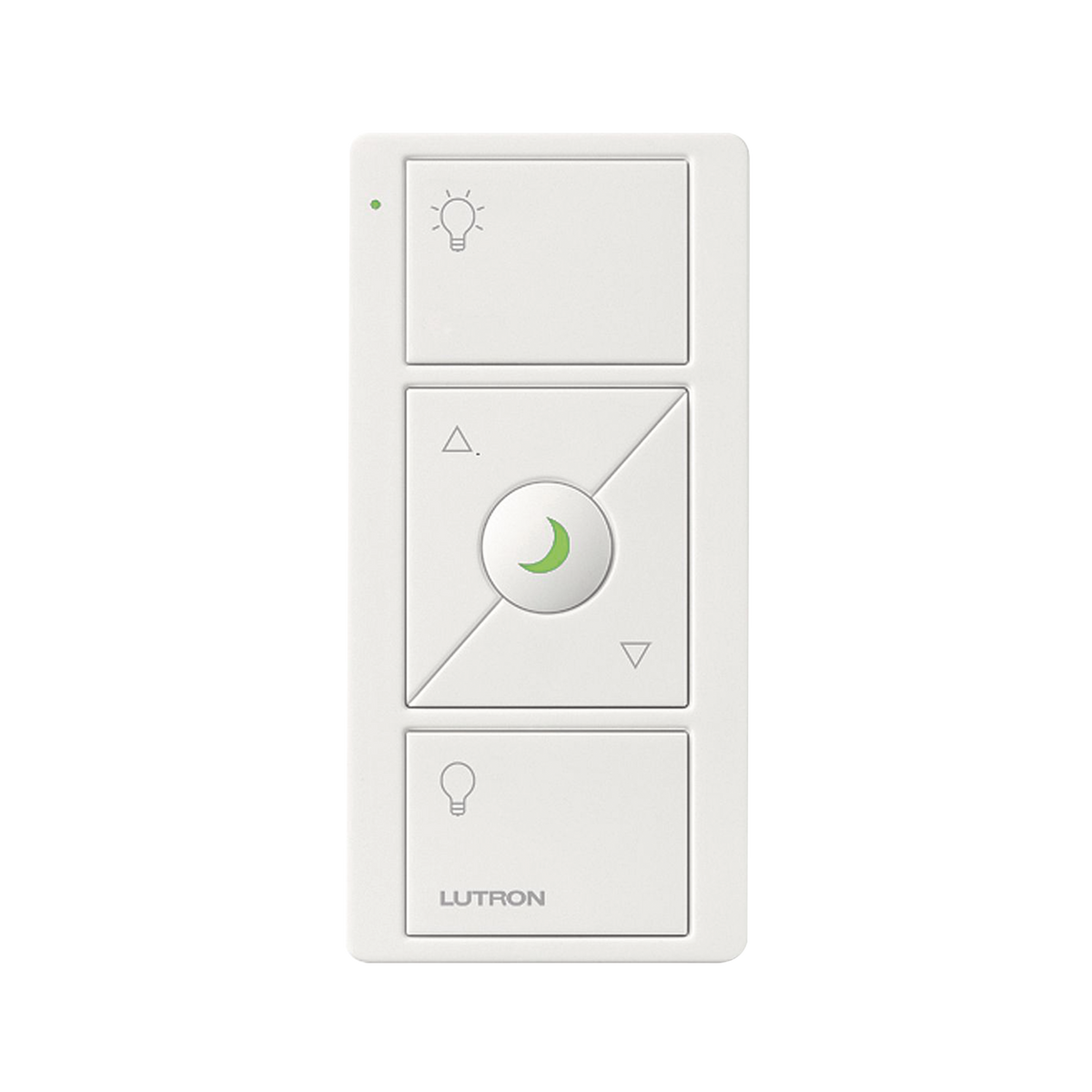 CONTROL REMOTO INALAMBRICO CON 3 BOTONES SUBIR/BAJAR, ENCENDER, APAGAR, NIGHTLIGHT color  blanco