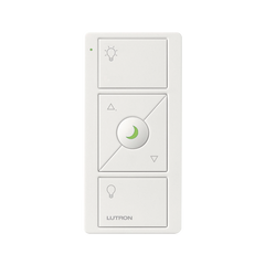 CONTROL REMOTO INALAMBRICO CON 3 BOTONES SUBIR/BAJAR, ENCENDER, APAGAR, NIGHTLIGHT color  blanco